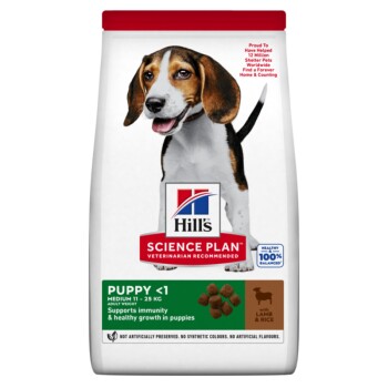 Bild von Hill's Science Plan Medium Welpenfutter, mit DHA aus Fischöl Lamm & Reis 14 kg
