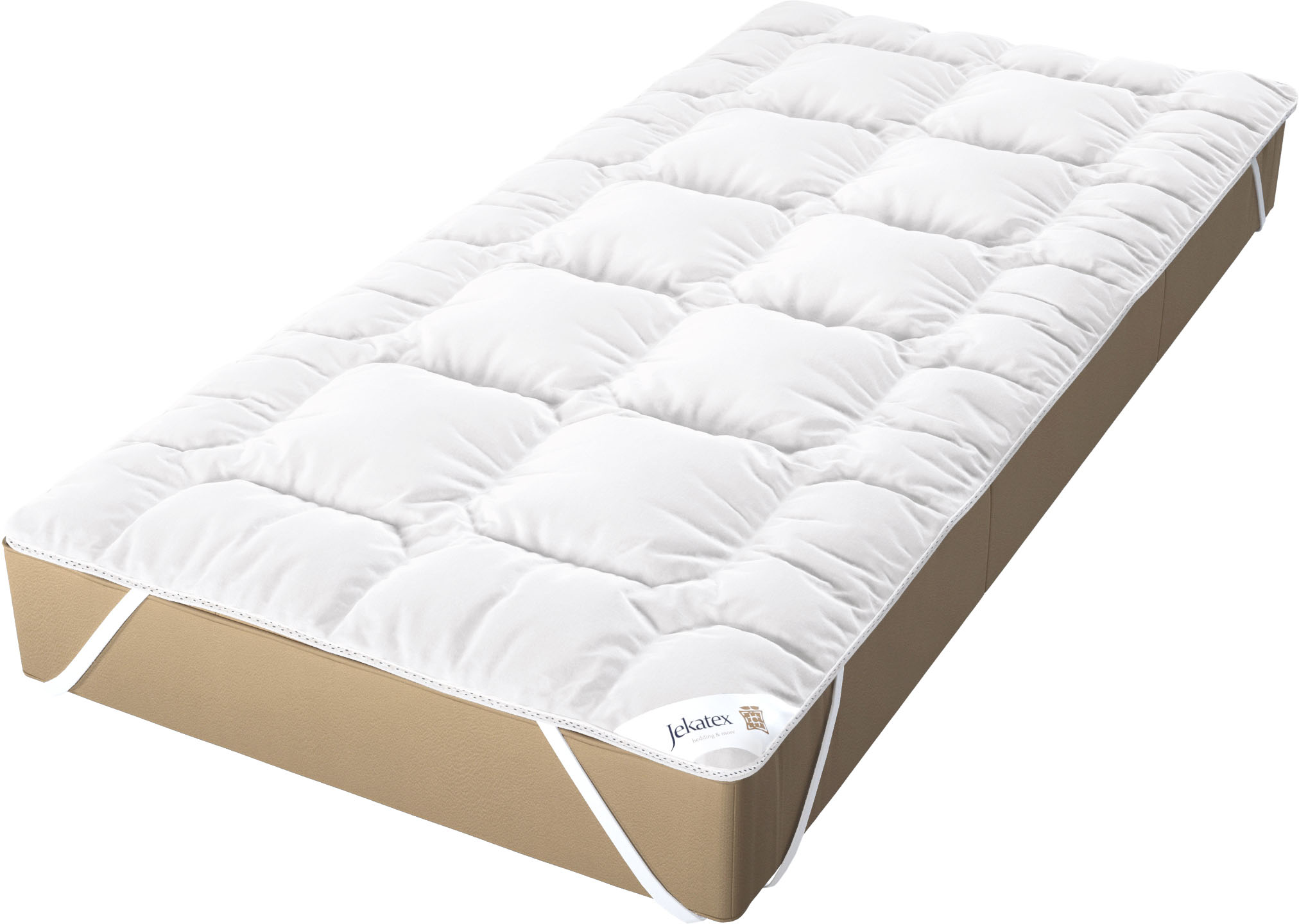 Bild von Jekatex Soft Touch Mikrofaser Matratzenauflage Duo - Matratzentopper für Matratzen & Boxspringbetten, Größe:100 x 200 cm