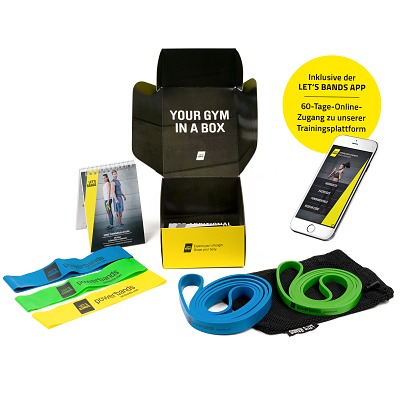 Bild von Let's Bands Rubberbands-Set "Powerbands Pro"