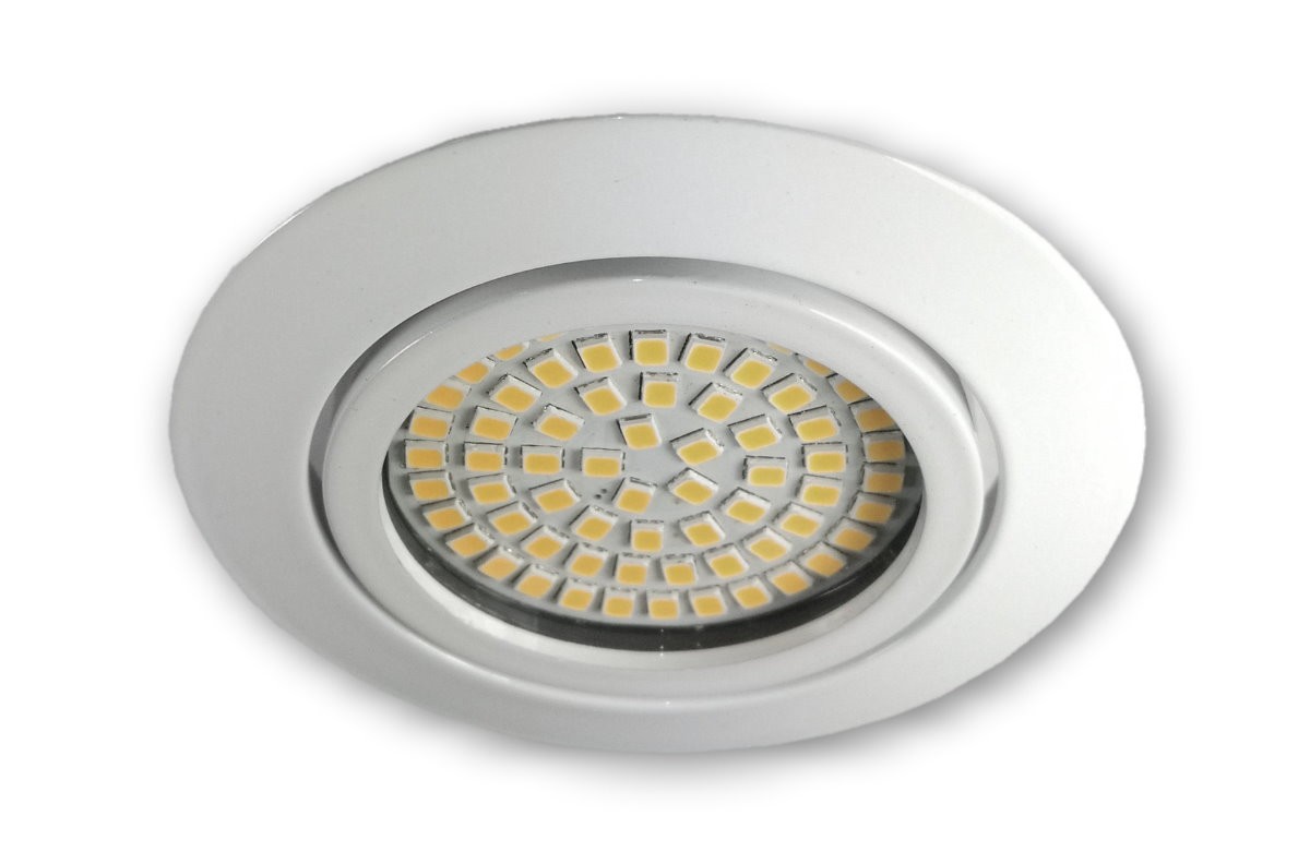 Bild von 230 V LED Spot S0307 weiss - geringe Einbautiefe - 3,5 W (WW)