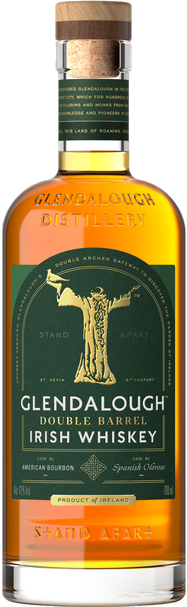 Bild von Glendalough Single Grain Double Barrel Irish Whiskey