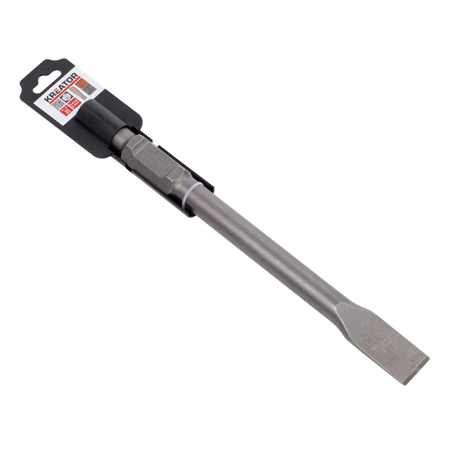 Bild von Kreator Flachmeißel Sechskant SDS HEX 410 x 35 mm für Abbruchhammer - Stahl
