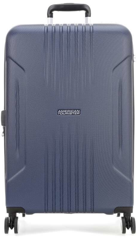 Bild von American Tourister Tracklite - Spinner L Erweiterbar Koffer, 78 cm, 105/120 L, Silber (Silver)