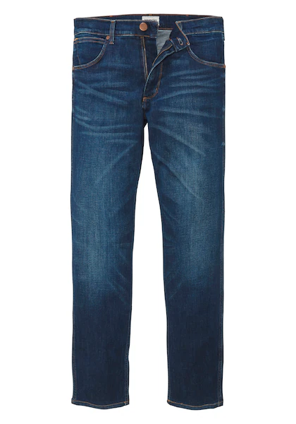 Bild von Wrangler® Jeans "Greensboro", straight fit, 5-Pocket, uni, für Herren, blau, W33/L30