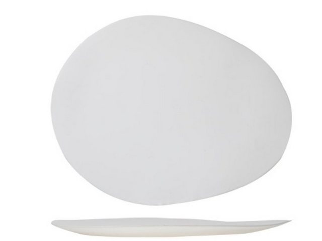 Bild von Cosy & Trendy Servierplatte Palissandro Platte white 42 x 33 x 2 cm, Steingut, (Platten)