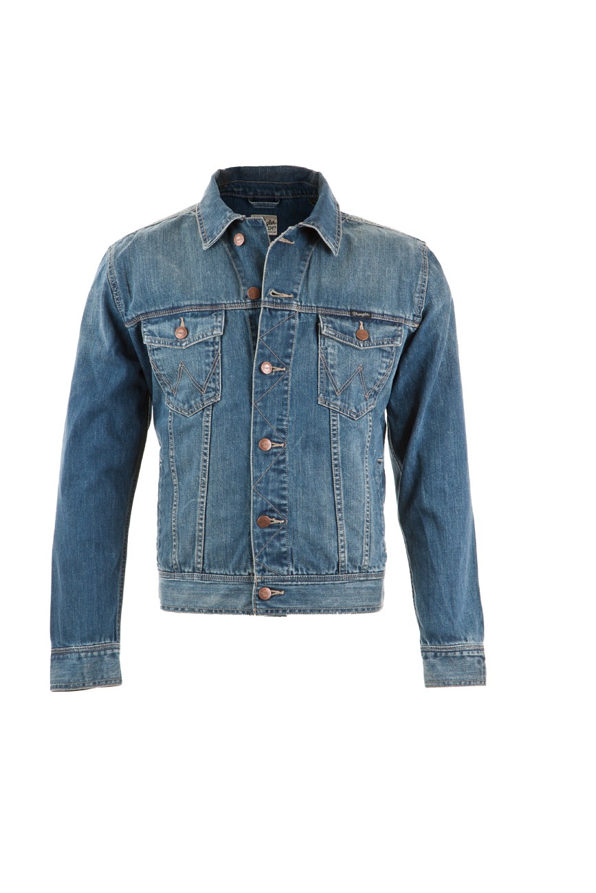Bild von Wrangler Herren Jeansjacke Classic - Mid Stone