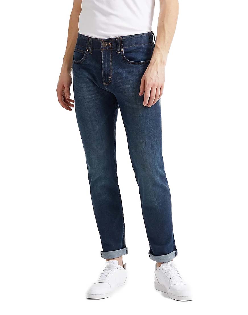 Bild von Lee Herren Jeans Extreme Motion MVP Slim Tapered Fit - Blau - Aristocrat