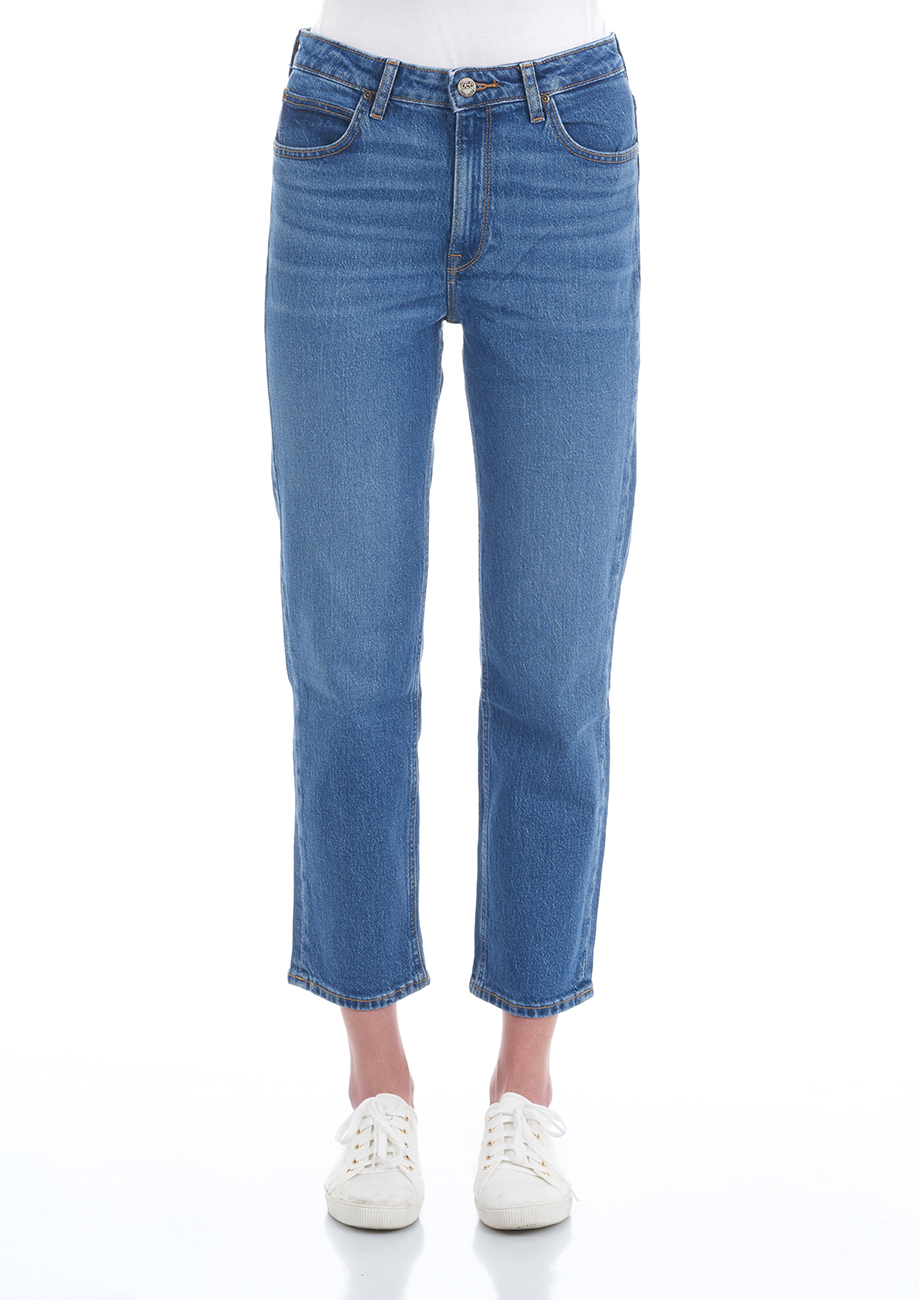 Bild von Lee Damen Jeans Carol - Straight Fit - Blau - Worn Iris