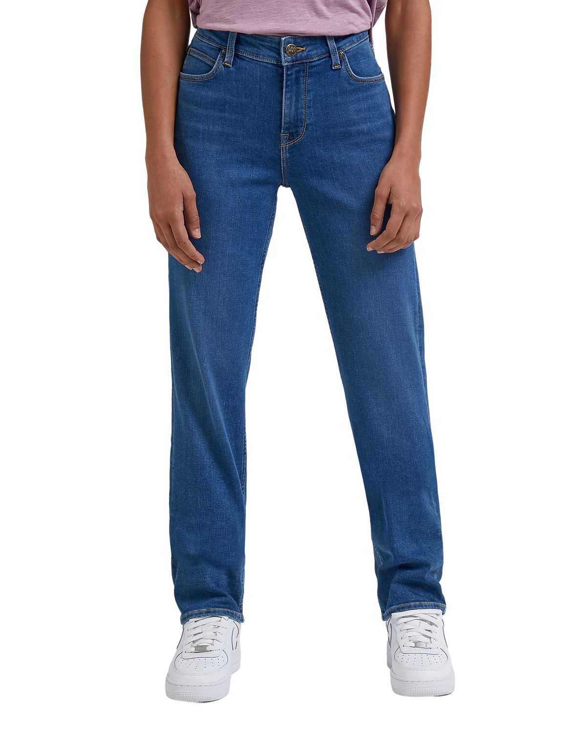 Bild von Lee Damen Jeans Marion - Straight Fit - Blau - Mid Ada