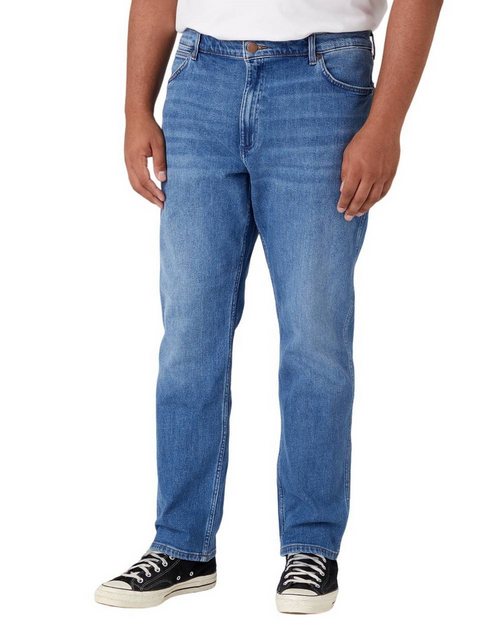 Bild von Wrangler Regular-fit-Jeans Hose Wrangler Greensboro 803, G 30, L 30, F washed blue