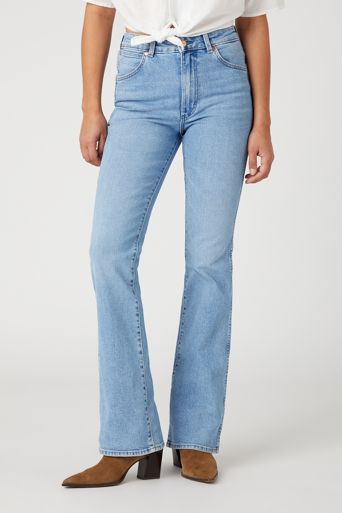 Bild von WRANGLER Jeans Blau Wickelschnitt für Damen - 28/32