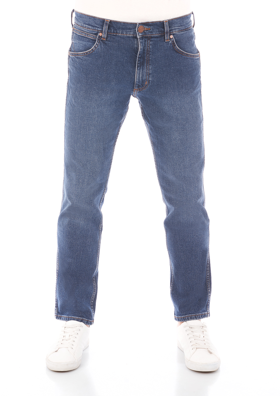 Bild von Wrangler Jeans Herren Stretch Regular Straight Fit Greensboro