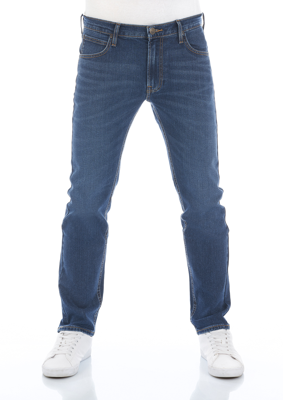 Bild von Lee® Straight-Jeans Herren Jeanshose Daren Zip Fly Regular Fit Denim Hose mit Stretch
