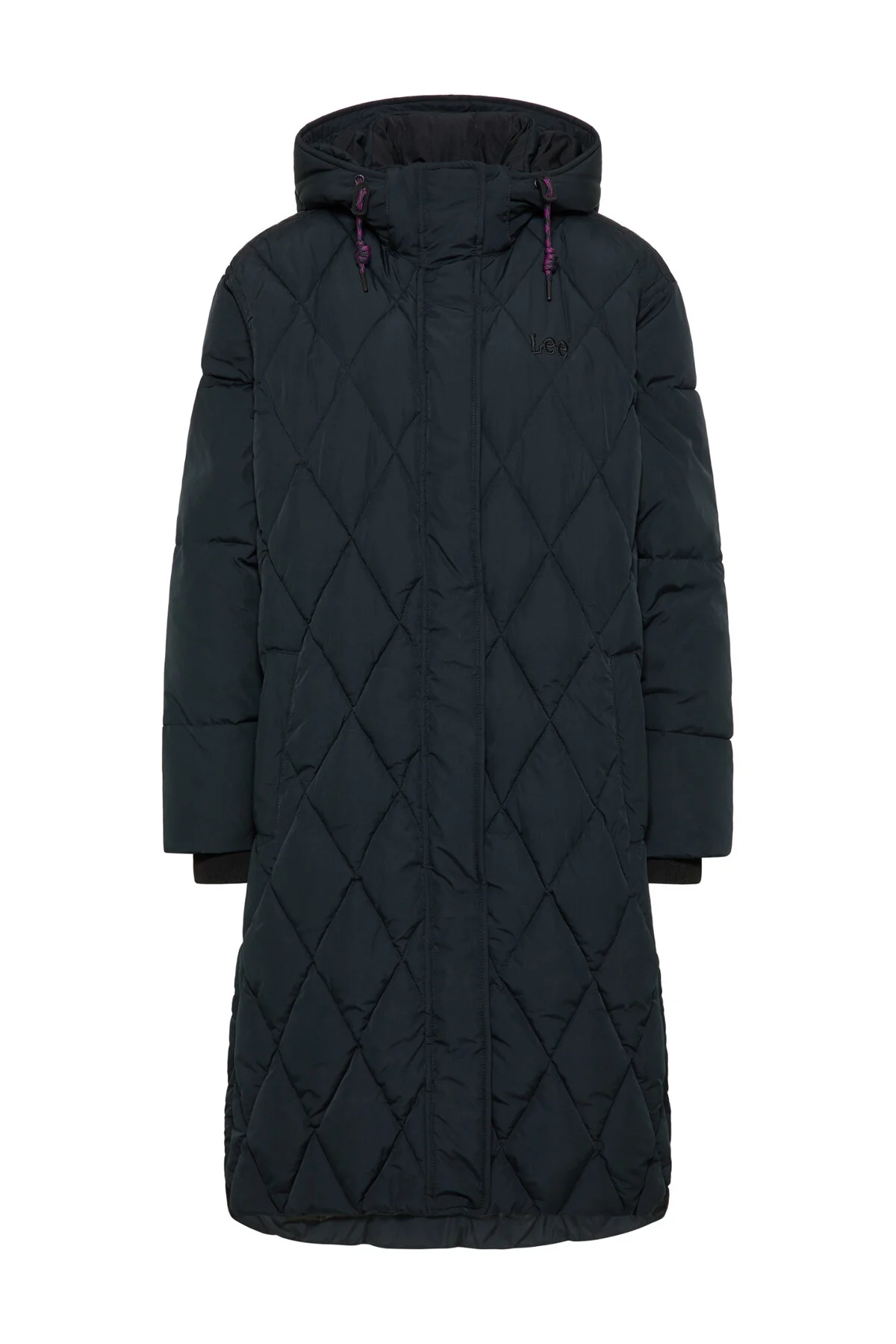Bild von Lee Unionall Long Puffer – Schwarz für Damen - S