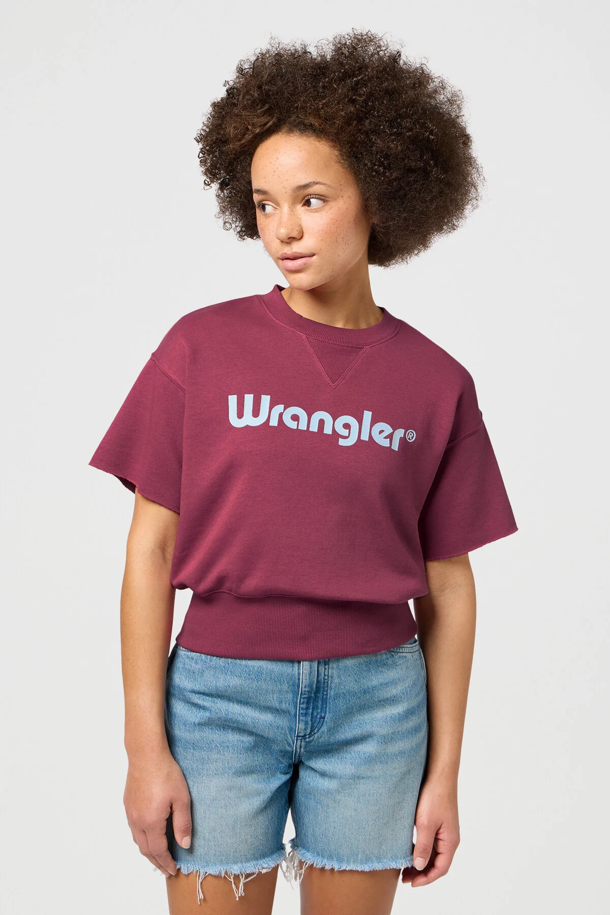 Bild von WRANGLER Ss-sweatshirt – Farbe Violet Quartz für Damen - S