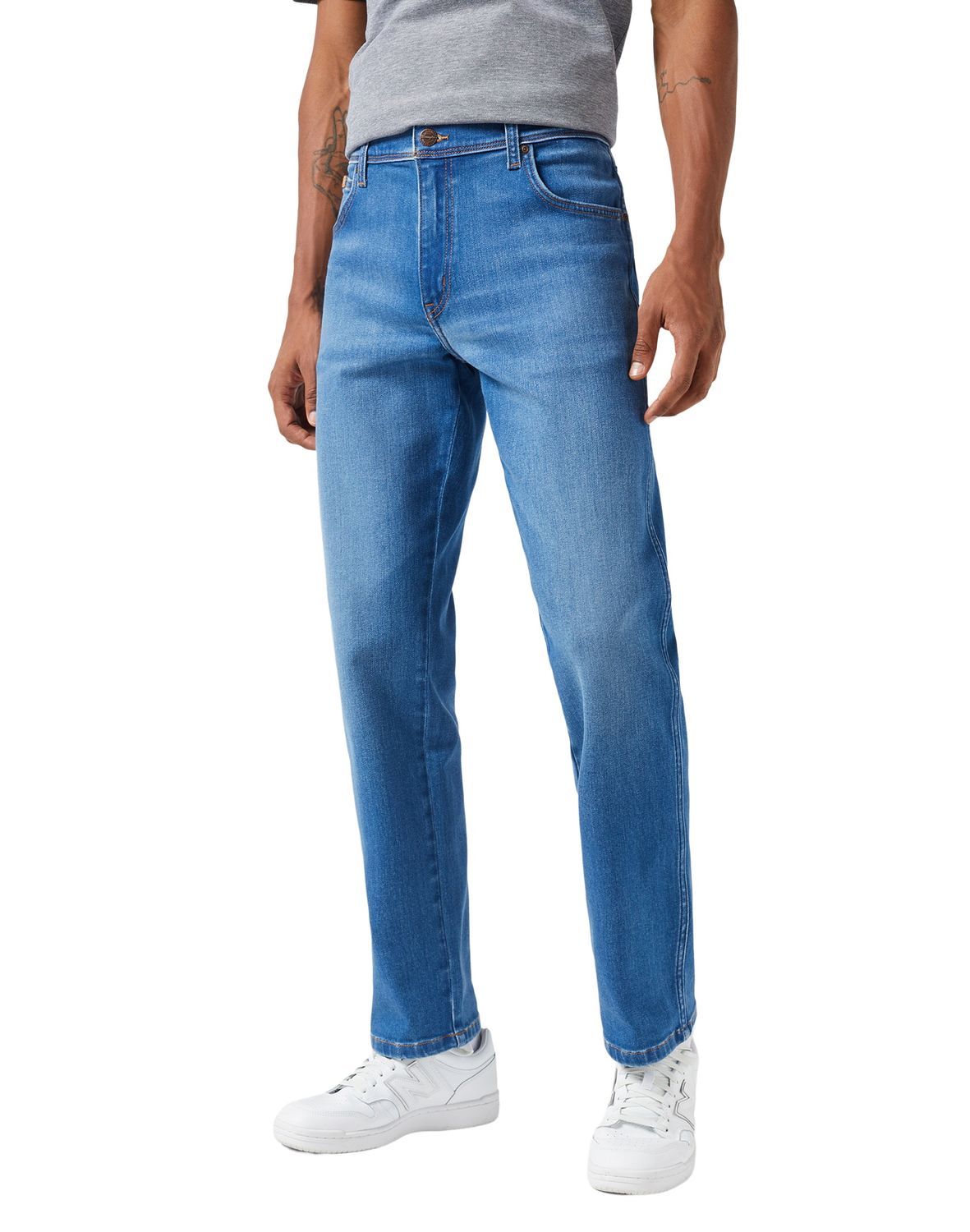 Bild von Wrangler Herren Jeans TEXAS - Regular Fit - Blau - Rustic