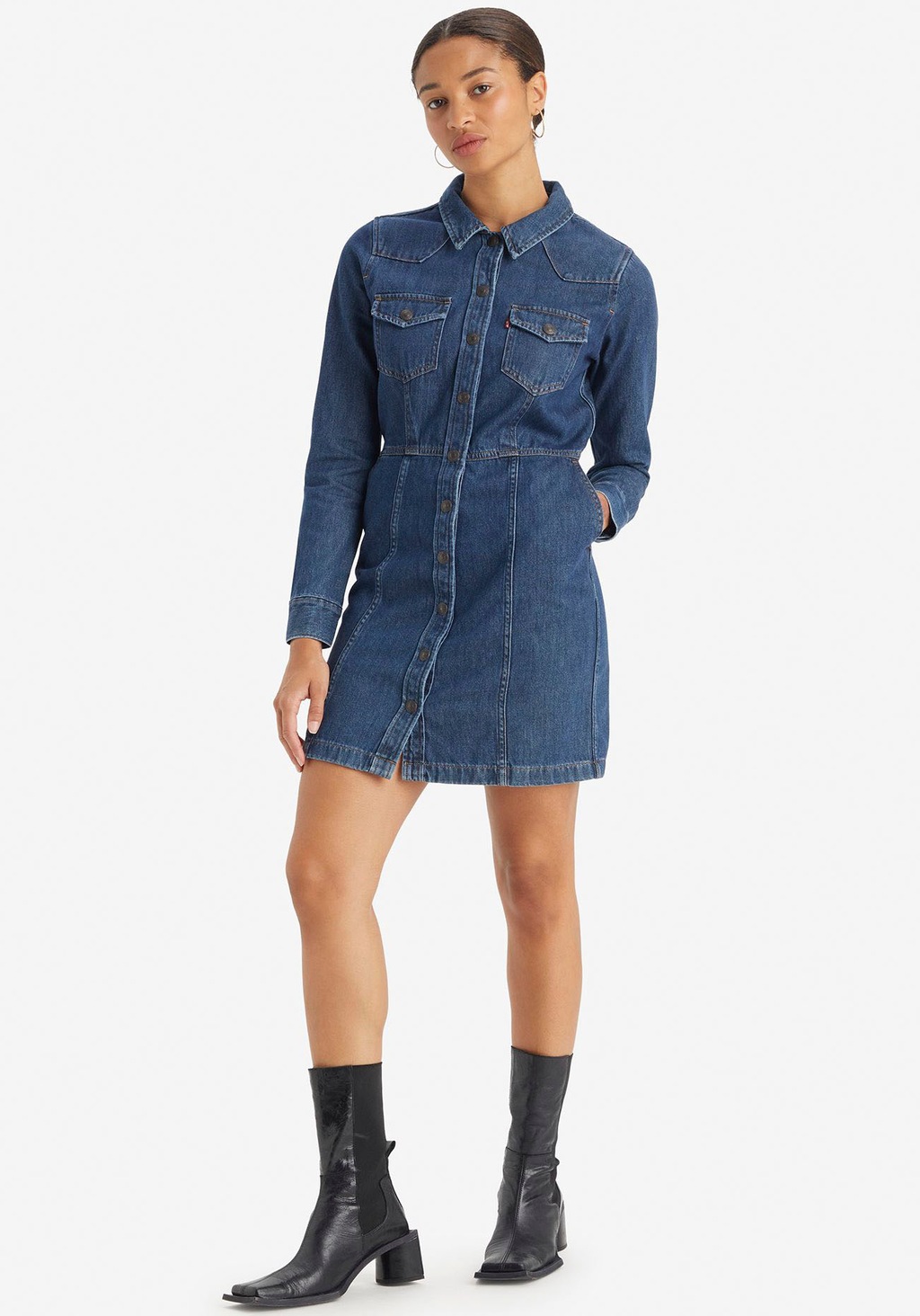 Bild von Levi's® Jeanskleid »FLYNN WESTERN CORE DRES«, (Neue Kollektion)