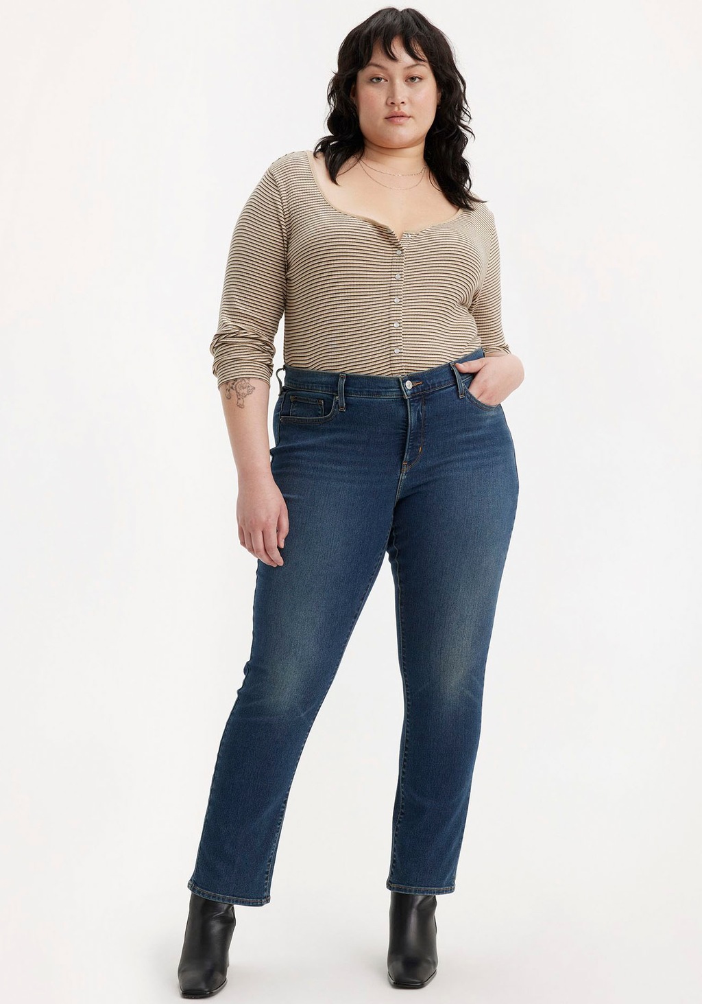 Bild von Levi's® Plus Straight-Jeans »314 Shaping Straight«, in Baumwoll-Stretch