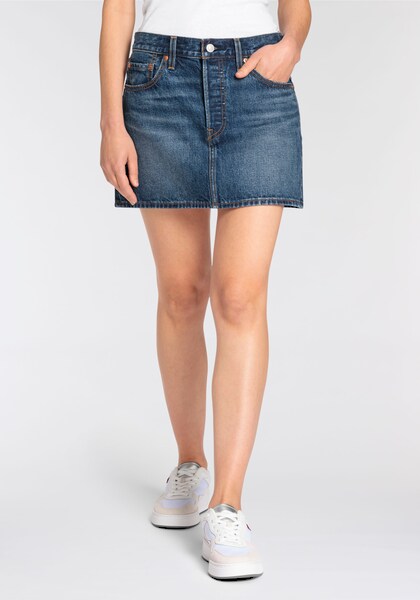 Bild von Levi's® Jeansrock »ICON SKIRT«, mit Used-Effekten und ausgefransten Kanten