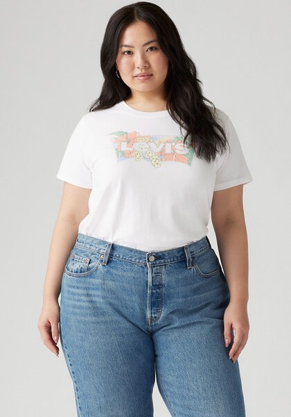 Bild von Levi's® Plus T-Shirt, mit floralem Batwing-Logodruck