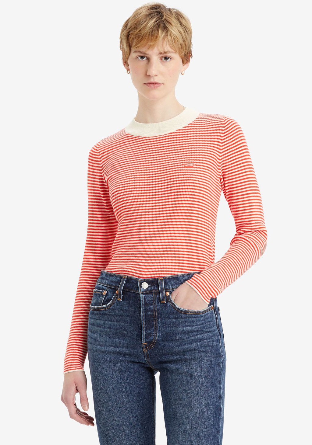 Bild von Levi's® Strickpullover »RIB SWEATER«, mit Batwing Logo