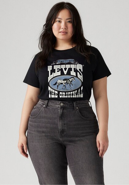 Bild von Levi's® Plus T-Shirt »PL PERFECT TEE«, mit Logodruck