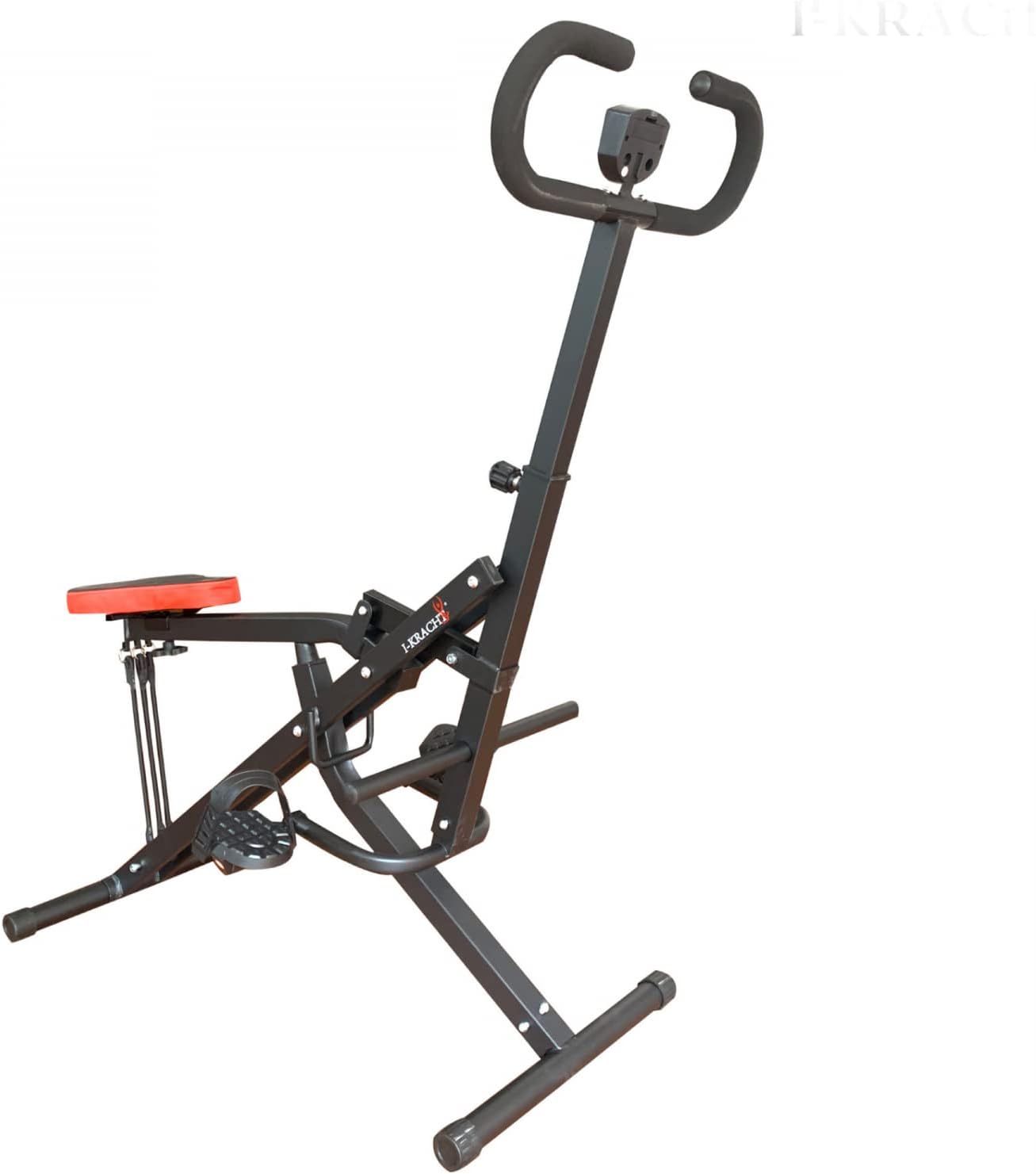 Bild von I-Kracht, KT00131-SLV, Total Fitness Crunch mit digitalem Monitor, kompaktes Krafttrainingsgerät, ideal für Heimtraining, Einheitsgröße, silberne Farbe
