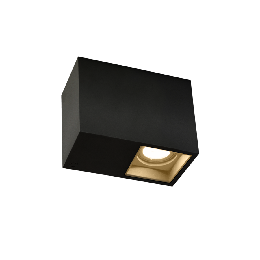 Bild von Wever & Ducr? Downlight PLANO PETIT CEILING SURF 1.0 LED Schwarz/Gold 2700 K 162564CH3