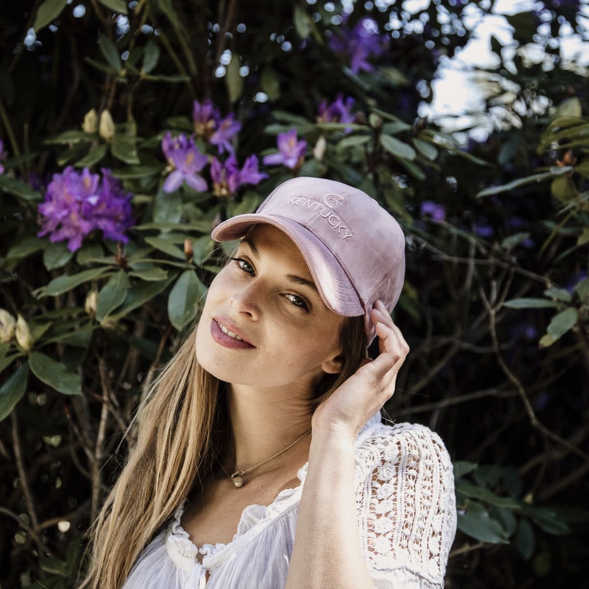 Bild von Kentucky Horsewear Baseball Cap VELVET old rose