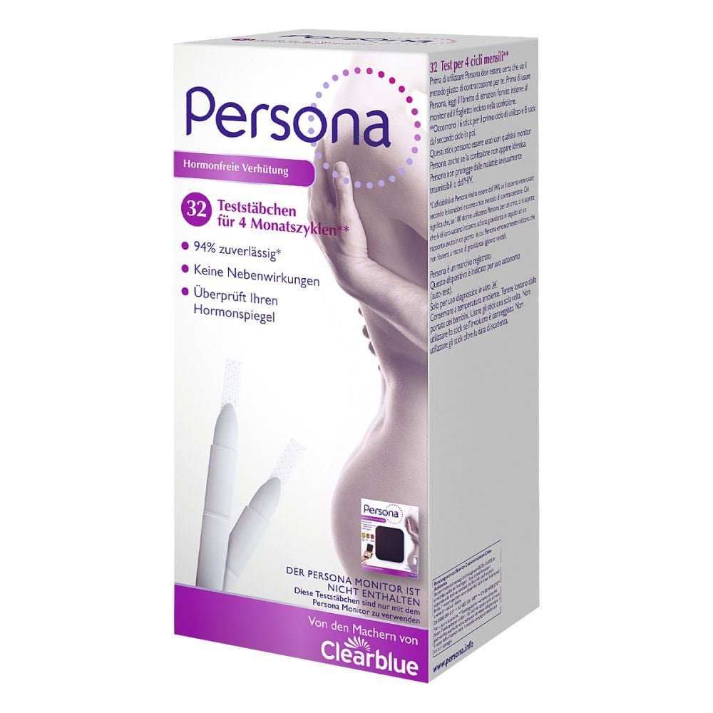 Bild von Clearblue PERSONA 32 Teststäbchen zur Zykluskontrolle für 4 Monatszyklen Tests für Persona Verhütungsmonitor