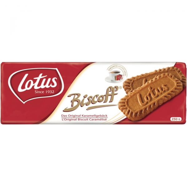 Bild von 10 Pkg. Lotus Biscoff Karamellgeb?ck 250g