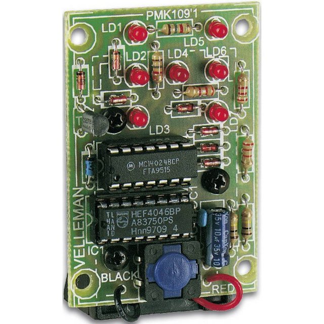 Bild von Whadda WSG113 Blinklicht Bausatz Ausführung (Bausatz/Baustein): Bausatz 9 V/DC