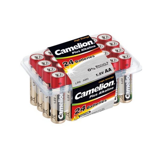 Bild von Pilha ALKALI-MANGAN AA / LR6 1.5 V-2800 mAh (24 St./Box) (24 Stk., AA, 2800 mAh), Batterien + Akkus