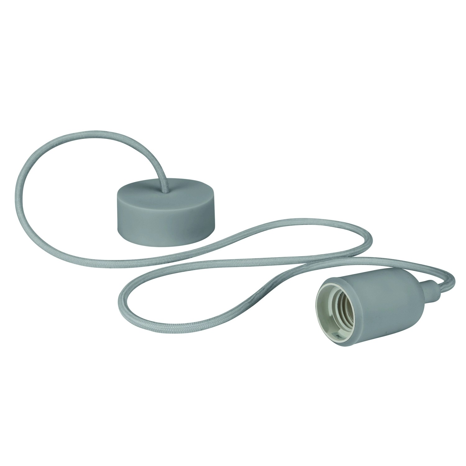 Bild von Velleman Pendelleuchte LAMPH01G, ohne Leuchtmittel, Fitting Blitzleuchte E27 Grau Vellight