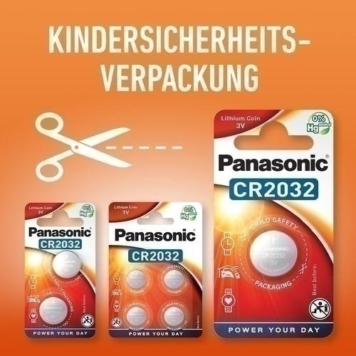 Bild von Panasonic Knopfzelle Lithium CR2025 6er Blister 3V CR-2025EL/6BP