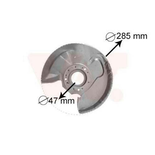 Bild von VAN WEZEL Spritzblech für Bremsscheibe 3758371 – Perfekter Schutz für Ihre Bremsanlage