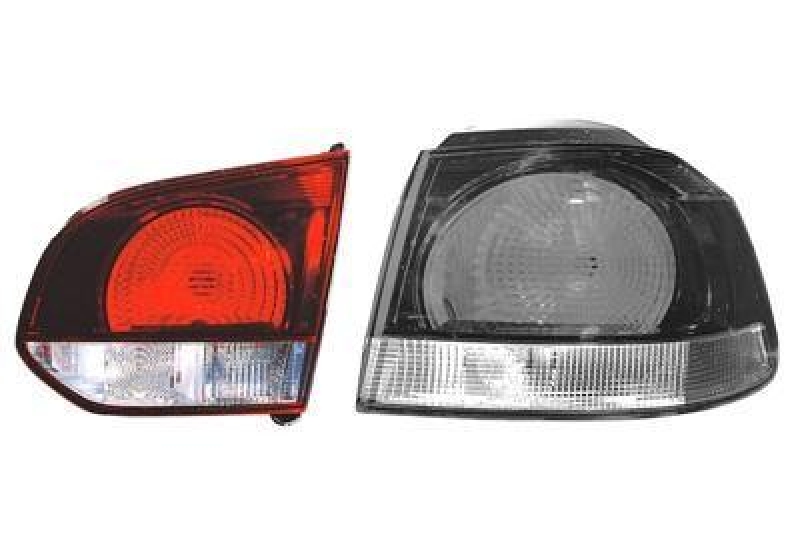 Bild von VAN WEZEL 5869934 Rückleuchte Heckleuchte, Rücklicht, Schlussleuchte rechts innerer Teil Gehäuse mit schwarzem Innenteil ohne Lampenträger