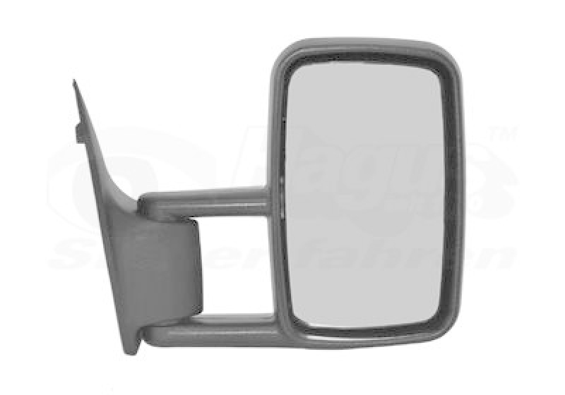 Bild von VAN WEZEL 5877812 Außenspiegel Rückspiegel, Seitenspiegel, Autospiegel rechts verstellbar Komplettspiegel, konvex VOLKSWAGEN: LT 28-35 II Minibus