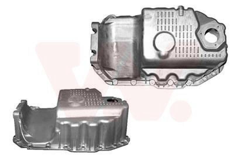 Bild von VAN WEZEL 5894072 Ölwanne ohne Dichtung mit Bohrung für Ölstandsensor VOLKSWAGEN: Golf 4, Golf 5, Bora Variant, SKODA: Octavia 2 Combi, Fabia 1 Combi
