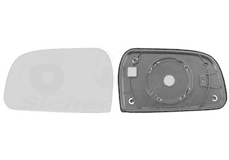 Bild von VAN WEZEL Spiegelglas, Außenspiegel * HAGUS links  für HYUNDAI 87611-2E200 876112E200 8267831