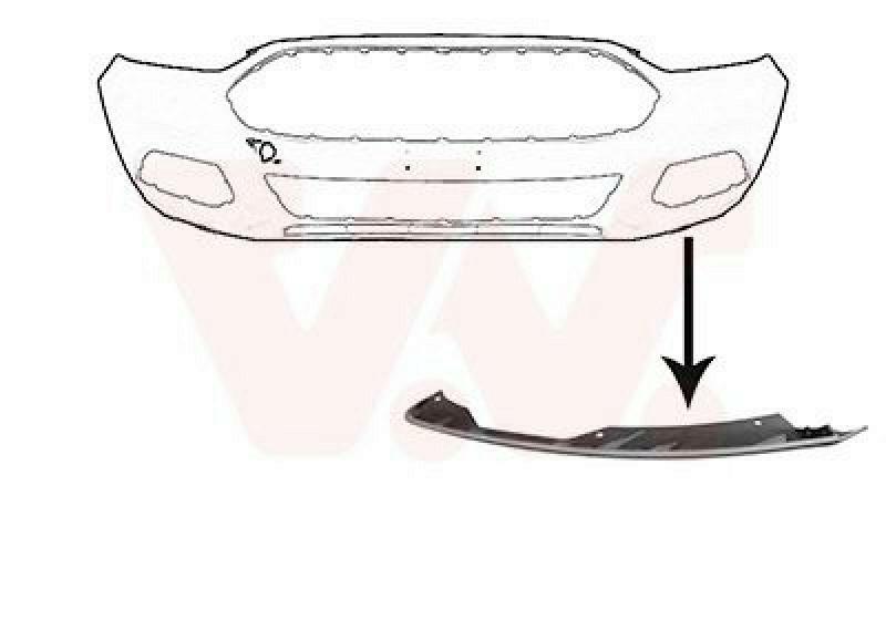 Bild von VAN WEZEL Spoilerlippe FORD 1883501 1824408,1846898,1881157 Spoilerschwert,Stoßstange Lippe,Spoiler 1881762,2337654
