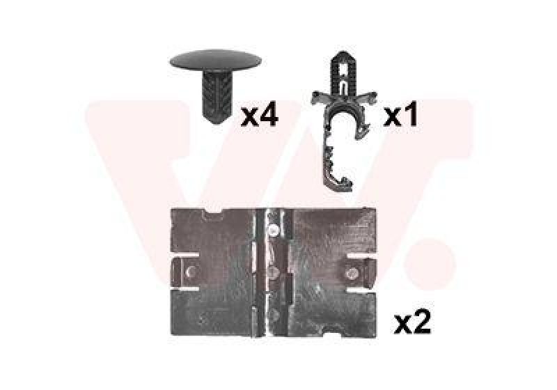 Bild von VAN WEZEL Montagesatz, Motorhaube vorne  für RENAULT 651007586R 4373797