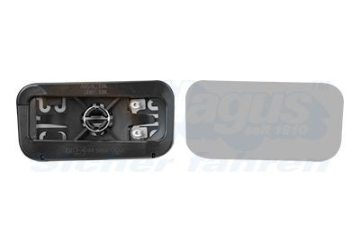 Bild von VAN WEZEL 2973833 Außenspiegelglas Spiegelglas, Spiegelglas, Außenspiegel links unterer Teil MERCEDES-BENZ: Sprinter 3.5-t Van
