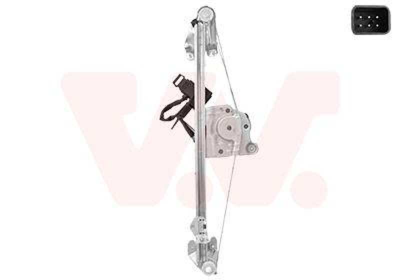Bild von Van Wezel Fensterheber hinten links elektrisch mit Elektromotor mit Komfortfunktion 3792267 OPEL: Zafira B