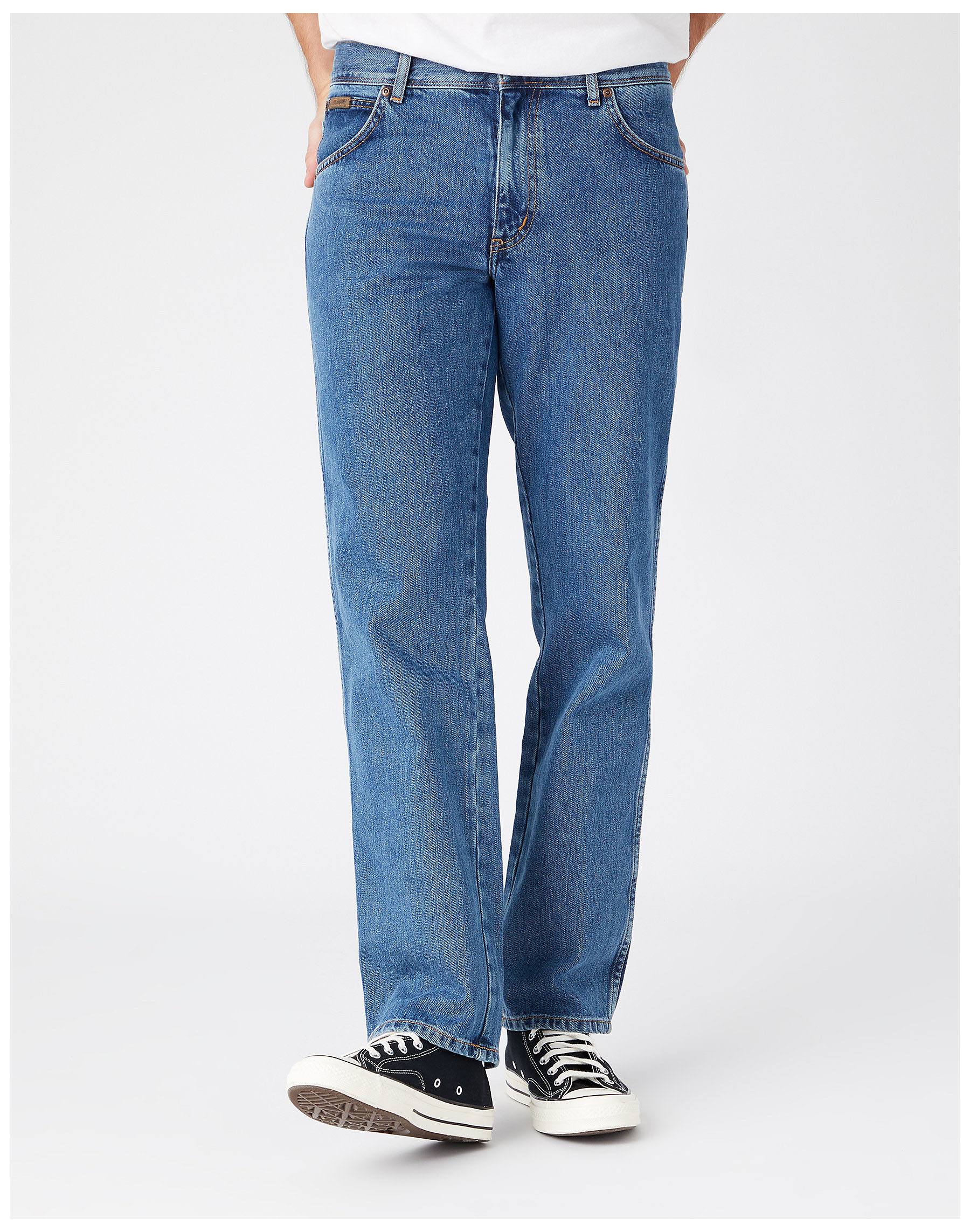 Bild von Wrangler Regular-fit-Jeans Hose Wrangler Texas, G 42, L 36, F vint. stonewashed