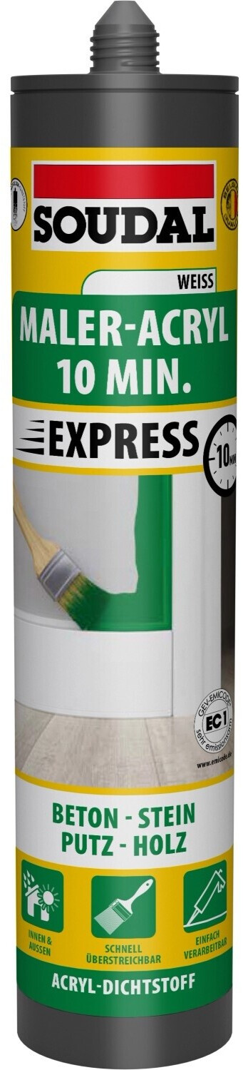 Bild von Soudal Maleracryl 10 min-Express Weiß 300 ml