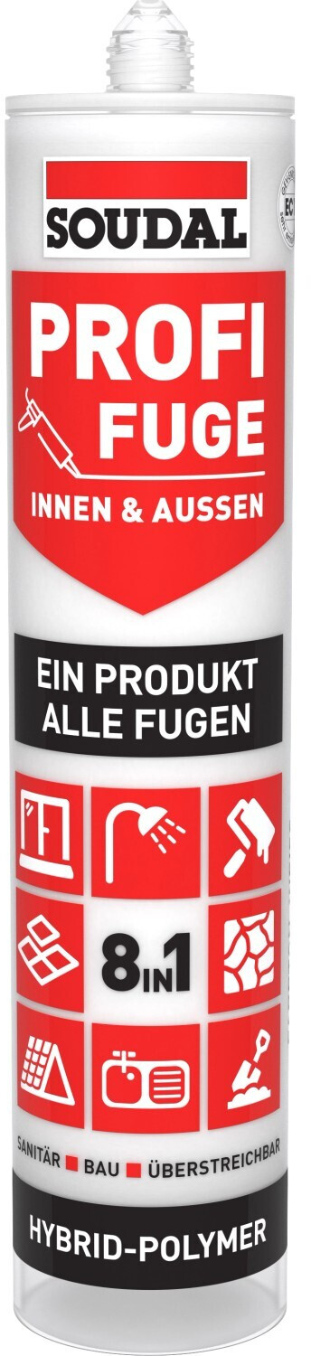 Bild von Soudal Dichtstoff Profi-Fuge 8-in-1 Weiß 280 ml