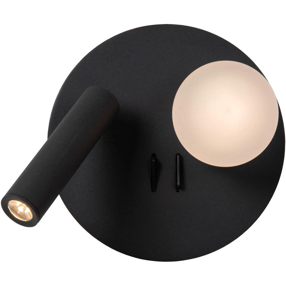 Bild von LED Wandleuchte Matiz in Schwarz-matt und Weiß-satiniert 2x 3,5W 400lm