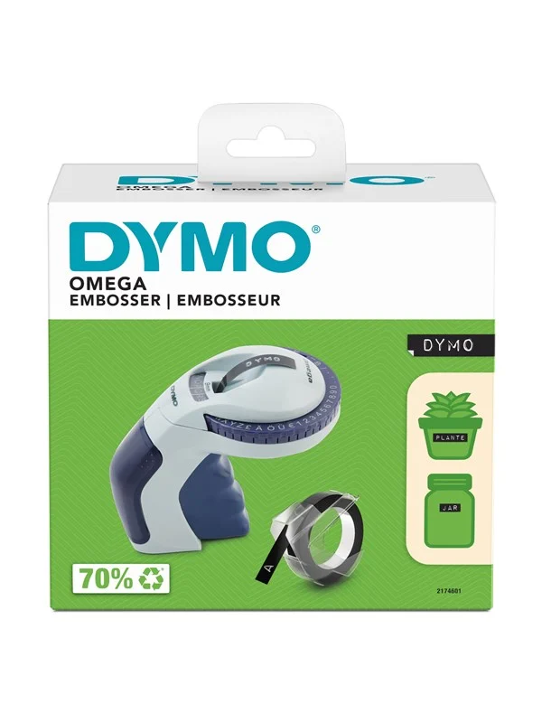 Bild von Dymo Omega Etikettenprägegerät für den Heimbedarf, blau