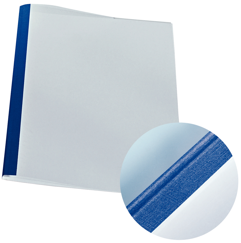 Bild von Esselte Leitz - 1,5 mm - A4 (210 x 297 mm) - 15 Blätter - durchsichtig, Leinen - 80 g/m2 - Thermobindemappe - für P/N: 177182, 17784 (177118)